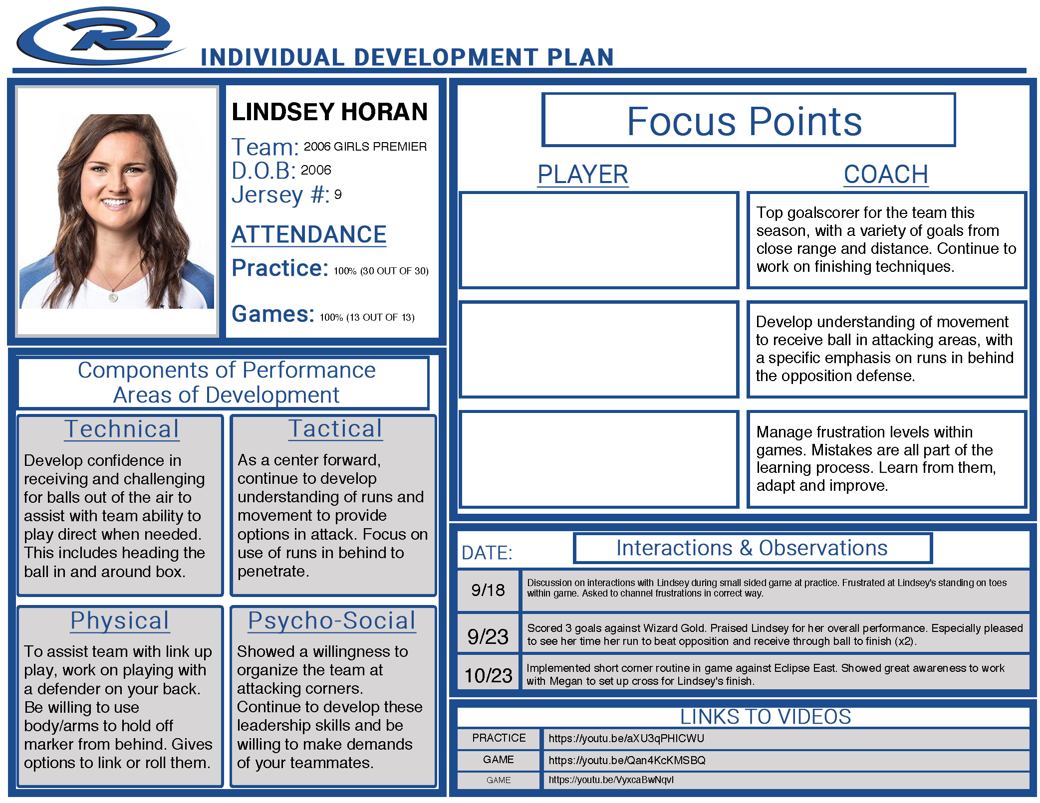 Individual Development Plan